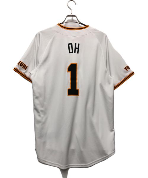 NIKE（ナイキ）NIKE (ナイキ) 読売ジャイアンツ ユニフォーム ホワイト×オレンジ サイズ:不明の古着・服飾アイテム