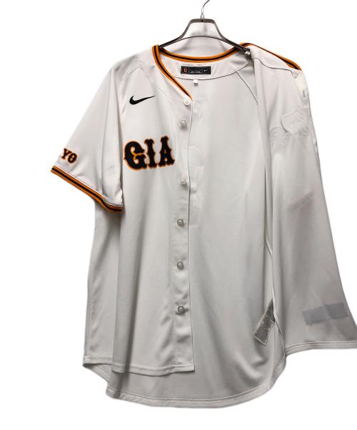 NIKE（ナイキ）NIKE (ナイキ) 読売ジャイアンツ ユニフォーム ホワイト×オレンジ サイズ:不明の古着・服飾アイテム