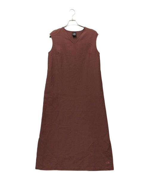 THE NORTH FACE（ザ ノース フェイス）THE NORTH FACE (ザ ノース フェイス) ノースリーブ・キャミソールワンピース ブラウン サイズ:Mの古着・服飾アイテム