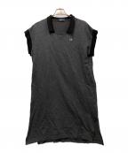 FRED PERRYフレッドペリー）の古着「半袖ワンピース」｜グレー