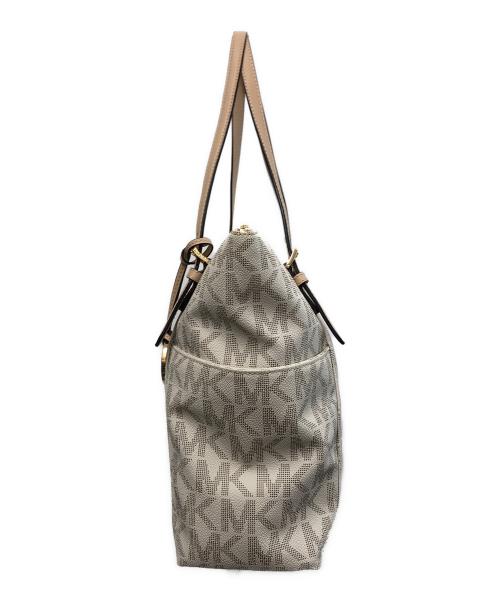 MICHAEL KORS（マイケル・コース）MICHAEL KORS (マイケルコース) トートバッグ ベージュの古着・服飾アイテム