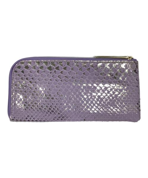 ATAO（アタオ）ATAO (アタオ) パイソンリュクス　長財布 ラベンダーの古着・服飾アイテム