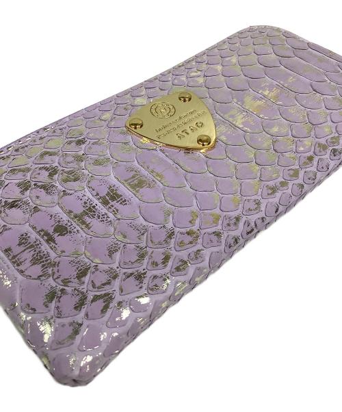 ATAO（アタオ）ATAO (アタオ) パイソンリュクス　長財布 ラベンダーの古着・服飾アイテム