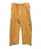 FUBUフブ）の古着「スウェットパンツ」｜ベージュ