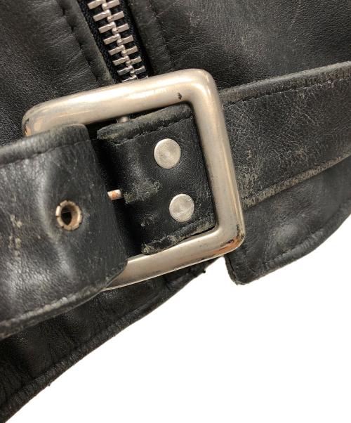 Schott（ショット）Schott (ショット) レザージャケット ブラック サイズ:42の古着・服飾アイテム