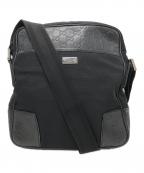 GUCCIグッチ）の古着「グッチシマ　クロスボディーバック」｜ブラック