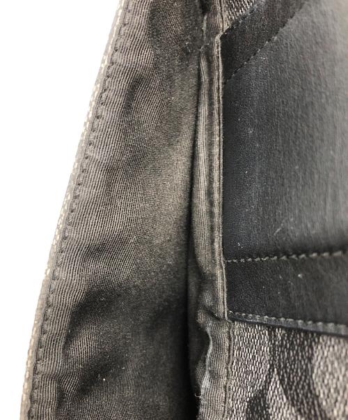 COACH（コーチ）COACH (コーチ) シグネチャー　ヘリテージ　ショルダーバッグ ブラック×グレーの古着・服飾アイテム