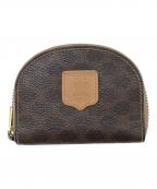 CELINEセリーヌ）の古着「マカダム　コインケース」｜ブラウン