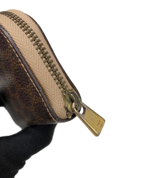 CELINE（セリーヌ）CELINE (セリーヌ) マカダム　コインケース ブラウンの古着・服飾アイテム