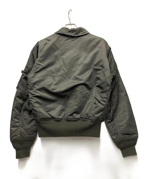 ALPHA INDUSTRIES（アルファインダストリーズ）ALPHA INDUSTRIES (アルファインダストリーズ) フライトジャケット オリーブ サイズ:Sの古着・服飾アイテム