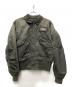 ALPHA INDUSTRIES（アルファインダストリーズ）の古着「フライトジャケット」｜オリーブ