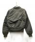 ALPHA INDUSTRIES (アルファインダストリーズ) フライトジャケット オリーブ サイズ:S：5000円