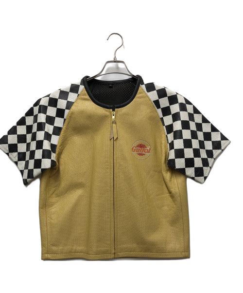 GULF（ガルフ）GULF (ガルフ) レーシングジャケット イエロー サイズ:XLの古着・服飾アイテム