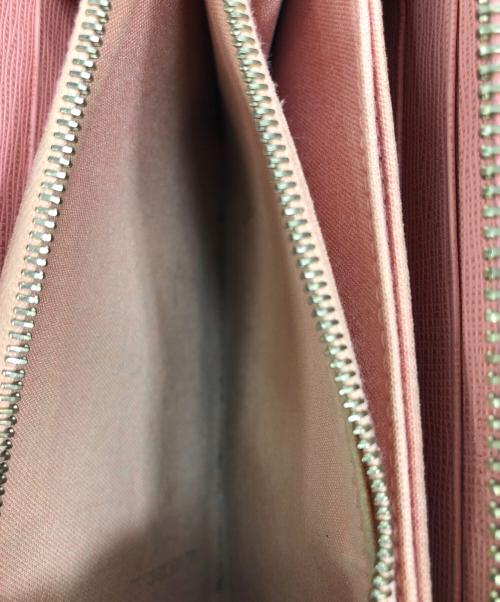 FENDI（フェンディ）FENDI (フェンディ) ラウンドファスナー長財布 ピンクの古着・服飾アイテム