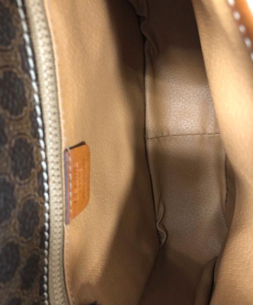 CELINE（セリーヌ）CELINE (セリーヌ) マカダム　ショルダーバッグ ブラウンの古着・服飾アイテム