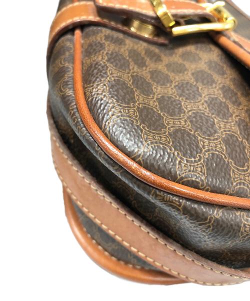 CELINE（セリーヌ）CELINE (セリーヌ) マカダム　ショルダーバッグ ブラウンの古着・服飾アイテム