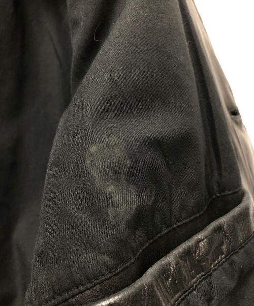 Wind Armor（ウィンドアーマー）Wind Armor (ウィンドアーマー) レザージャケット ブラック サイズ:Lの古着・服飾アイテム