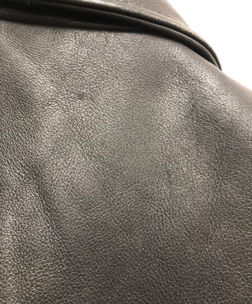 Wind Armor（ウィンドアーマー）Wind Armor (ウィンドアーマー) レザージャケット ブラック サイズ:Lの古着・服飾アイテム