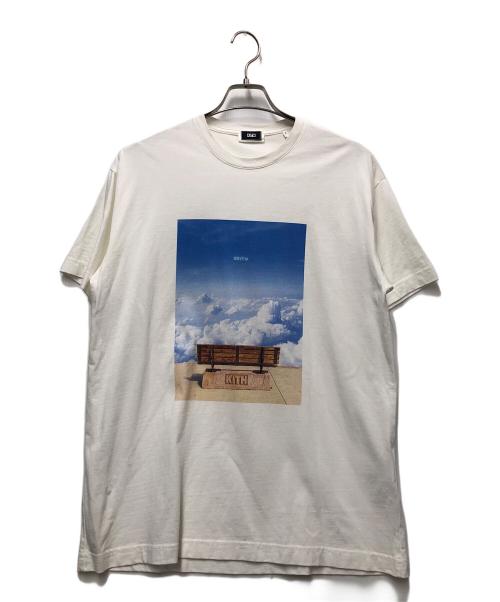 KITH（キス）KITH (キス) 半袖カットソー ホワイト×ブルー サイズ:Sの古着・服飾アイテム