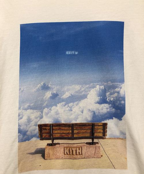 KITH（キス）KITH (キス) 半袖カットソー ホワイト×ブルー サイズ:Sの古着・服飾アイテム