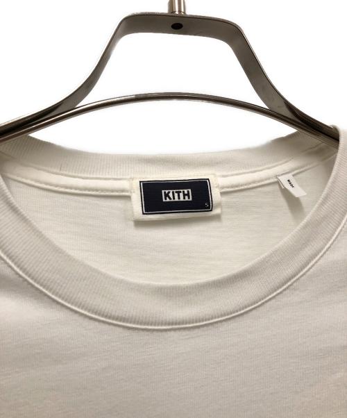 KITH（キス）KITH (キス) 半袖カットソー ホワイト×ブルー サイズ:Sの古着・服飾アイテム