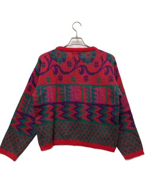 BENETTON（ベネトン）BENETTON (ベネトン) 厚手ニット レッド サイズ:46の古着・服飾アイテム