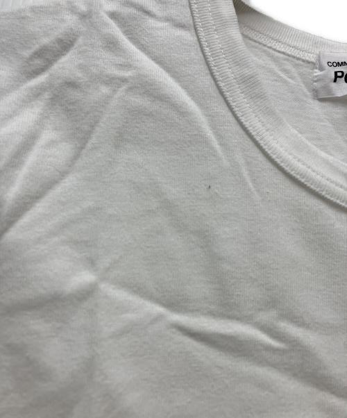 COMME des GARCONS POCKET（コムデギャルソンポケット）COMME des GARCONS POCKET (コムデギャルソンポケット) 半袖カットソー ホワイト サイズ:Mの古着・服飾アイテム