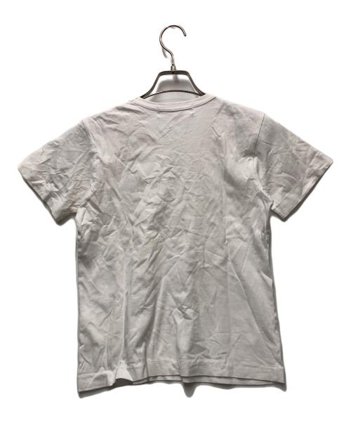 PLAY COMME des GARCONS（プレイコムデギャルソン）PLAY COMME des GARCONS (プレイコムデギャルソン) 半袖カットソー ホワイト サイズ:Mの古着・服飾アイテム