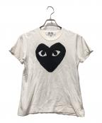 PLAY COMME des GARCONSプレイコムデギャルソン）の古着「半袖カットソー」｜ホワイト