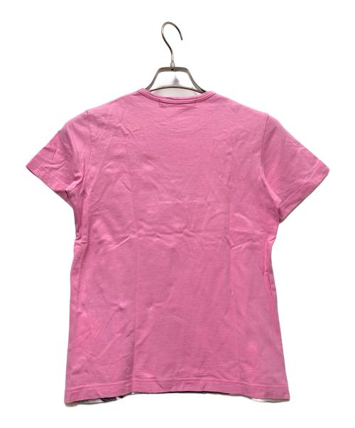 JUNYA WATANABE MAN（ジュンヤワタナベマン）JUNYA WATANABE MAN (ジュンヤワタナベマン) COMME des GARCONS (コムデギャルソン) 半袖カットソー ピンク サイズ:不明の古着・服飾アイテム