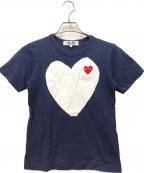COMME des GARCONSコムデギャルソン）の古着「半袖カットソー」｜ネイビー×ホワイト
