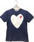 COMME des GARCONS（コムデギャルソン）の古着「半袖カットソー」｜ネイビー×ホワイト