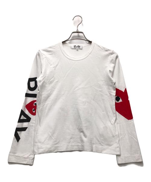 COMME des GARCONS（コムデギャルソン）COMME des GARCONS (コムデギャルソン) 長袖カットソー ホワイト サイズ:Mの古着・服飾アイテム