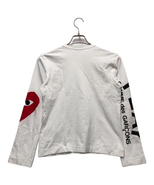 COMME des GARCONS（コムデギャルソン）COMME des GARCONS (コムデギャルソン) 長袖カットソー ホワイト サイズ:Mの古着・服飾アイテム