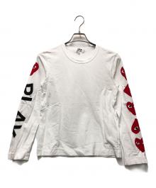 COMME des GARCONS（コムデギャルソン）の古着「長袖カットソー」｜ホワイト