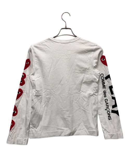 COMME des GARCONS（コムデギャルソン）COMME des GARCONS (コムデギャルソン) 長袖カットソー ホワイト サイズ:Mの古着・服飾アイテム