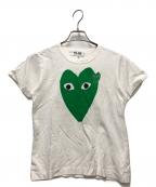 PLAY COMME des GARCONSプレイコムデギャルソン）の古着「半袖カットソー」｜ホワイト