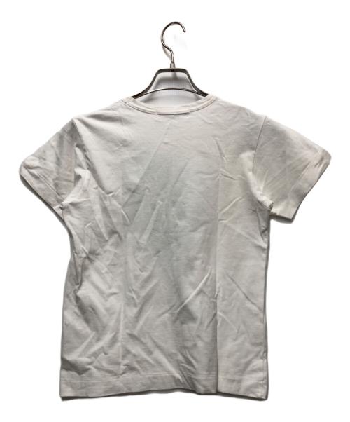 PLAY COMME des GARCONS（プレイコムデギャルソン）PLAY COMME des GARCONS (プレイコムデギャルソン) 半袖カットソー ホワイト サイズ:Mの古着・服飾アイテム