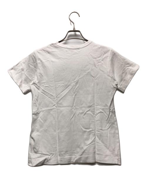 PLAY COMME des GARCONS（プレイコムデギャルソン）PLAY COMME des GARCONS (プレイコムデギャルソン) 半袖カットソー ホワイト サイズ:Mの古着・服飾アイテム