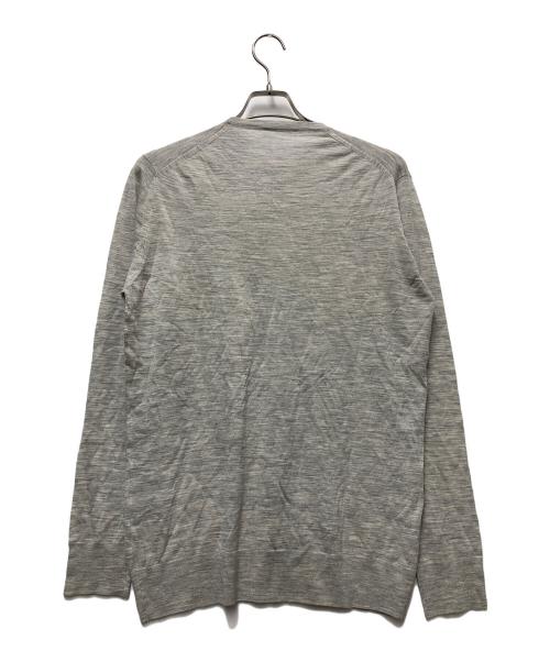 PRADA（プラダ）PRADA (プラダ) 薄手ニット ライトグレー サイズ:50の古着・服飾アイテム