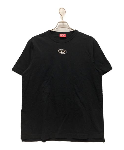 DIESEL（ディーゼル）DIESEL (ディーゼル) 半袖カットソー ブラック サイズ:Lの古着・服飾アイテム