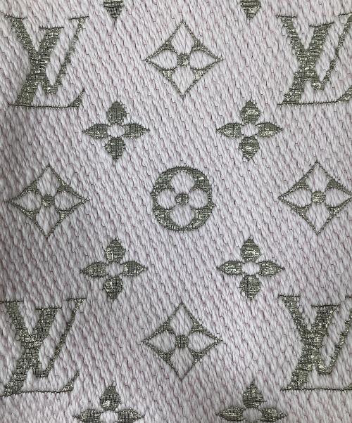 LOUIS VUITTON（ルイ ヴィトン）LOUIS VUITTON (ルイ ヴィトン) エシャルプ・ロゴマニア シャイン　マフラー ピンクの古着・服飾アイテム