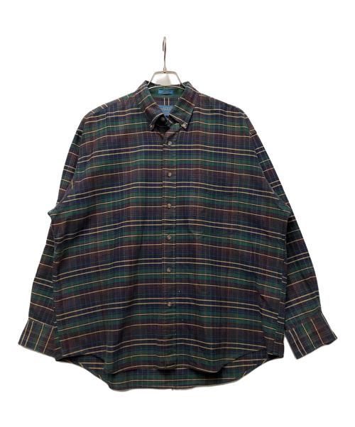 PENDLETON（ペンドルトン）PENDLETON (ペンドルトン) 長袖シャツ グリーン×レッド サイズ:Lの古着・服飾アイテム