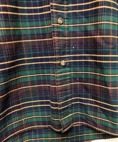 PENDLETON（ペンドルトン）PENDLETON (ペンドルトン) 長袖シャツ グリーン×レッド サイズ:Lの古着・服飾アイテム
