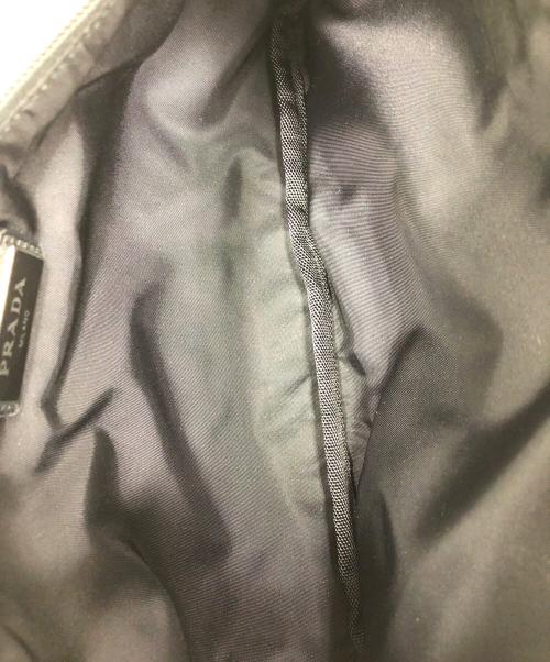 PRADA（プラダ）PRADA (プラダ) ナイロンウエストバッグ ブラックの古着・服飾アイテム