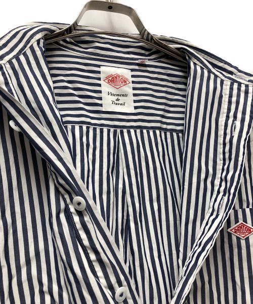 DANTON（ダントン）DANTON (ダントン) 半袖シャツ ブルー×ホワイト サイズ:Sの古着・服飾アイテム