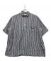 DANTON（ダントン）の古着「半袖シャツ」｜ブルー×ホワイト