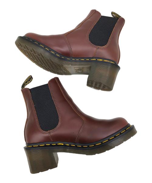 Dr.Martens（ドクターマーチン）Dr.Martens (ドクターマーチン) サイドゴアブーツ ブラウン サイズ:UK3の古着・服飾アイテム