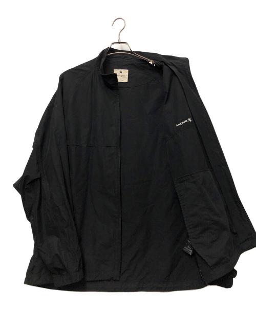 Snow peak（スノーピーク）snow peak (スノーピーク) レインジャケット ブラック サイズ:Lの古着・服飾アイテム