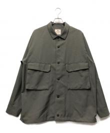 Snow peak（スノーピーク）の古着「長袖シャツ」｜カーキ